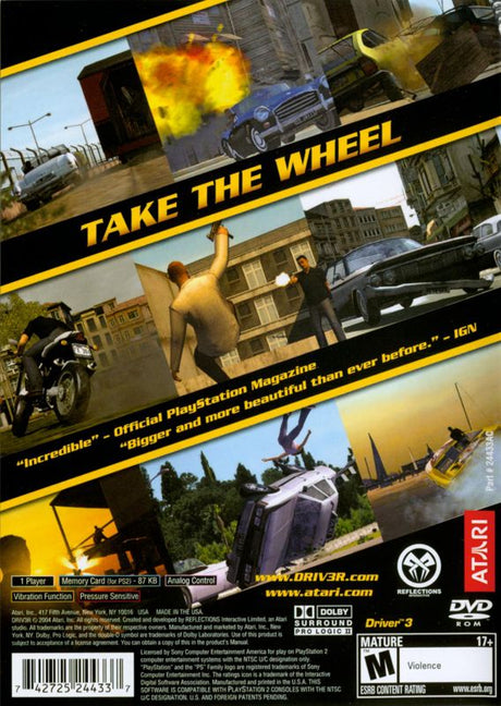 Driv3r / Driver 3 - PlayStation 2