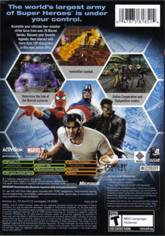 Marvel Ultimate Alliance - Xbox