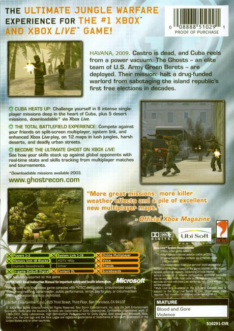 Tom Clancy's Ghost Recon: Island Thunder - Xbox