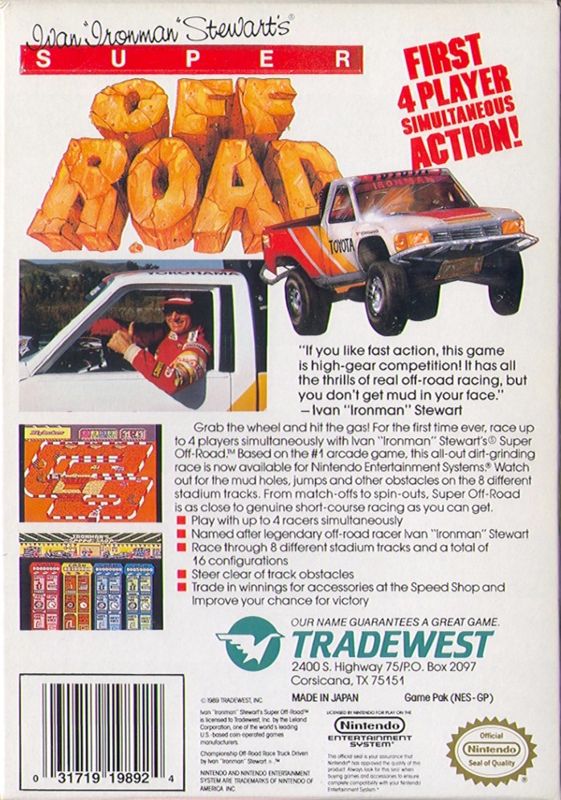 Ivan 'Ironman' Stewart's Super Off Road - NES