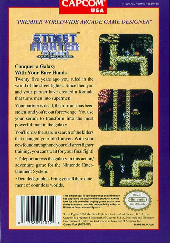Street Fighter 2010: The Final Fight - NES