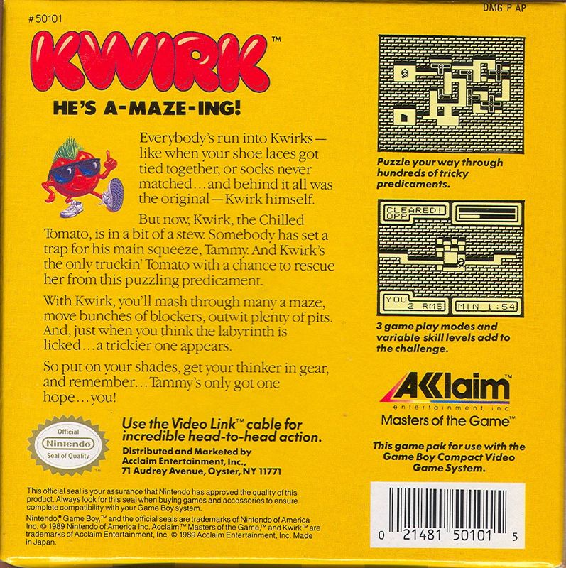 Kwirk - Game Boy