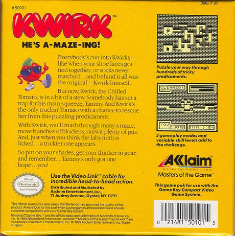 Kwirk - Game Boy