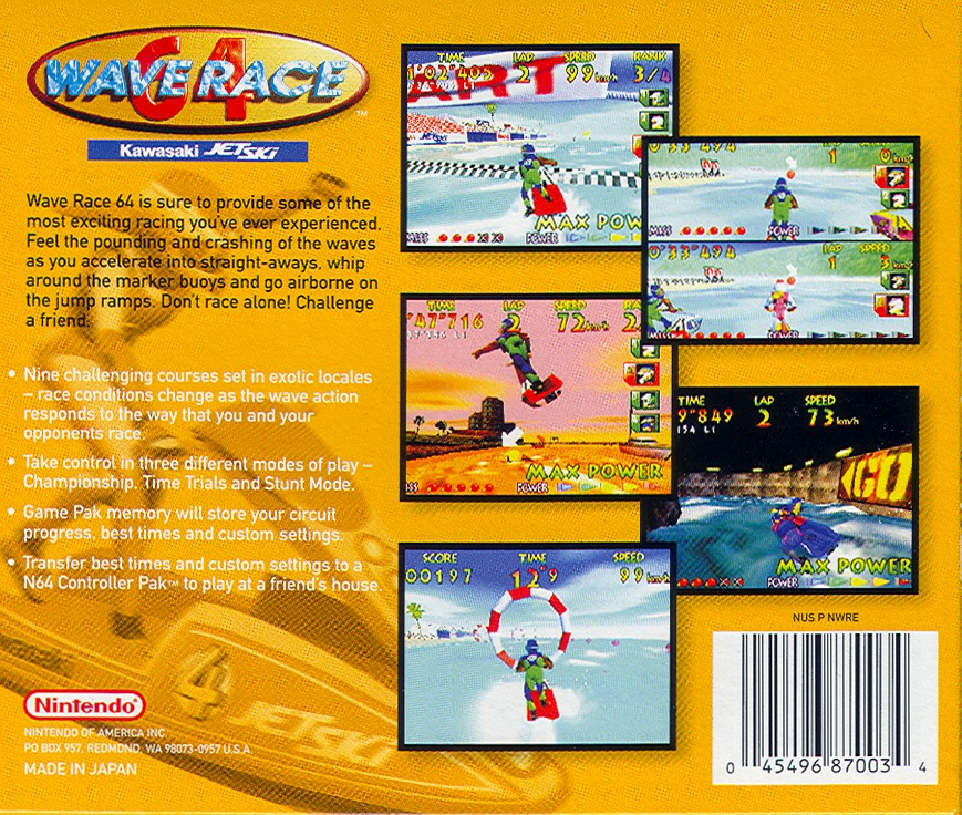 Wave Race 64 - Nintendo 64