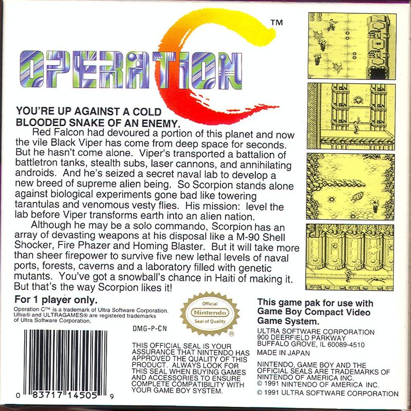 Operation C - Game Boy