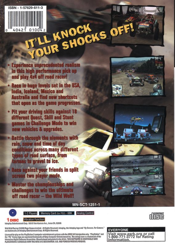 Wild Wild Racing - PlayStation 2