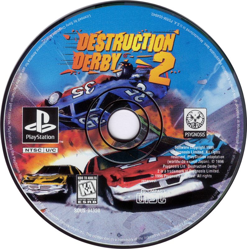 Destruction Derby 2 - PlayStation