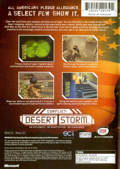 Conflict: Desert Storm - Xbox