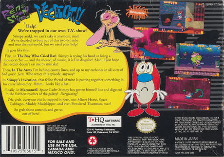 The Ren & Stimpy Show: Veediots! - Super Nintendo