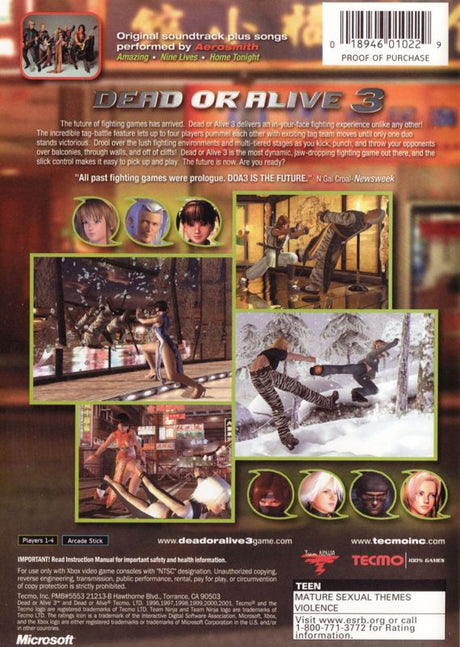 Dead or Alive 3 - Xbox