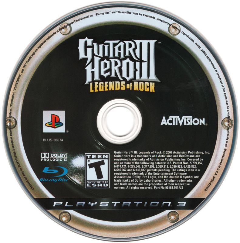 Guitar Hero III: Legends of Rock - PlayStation 3