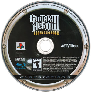 Guitar Hero III: Legends of Rock - PlayStation 3