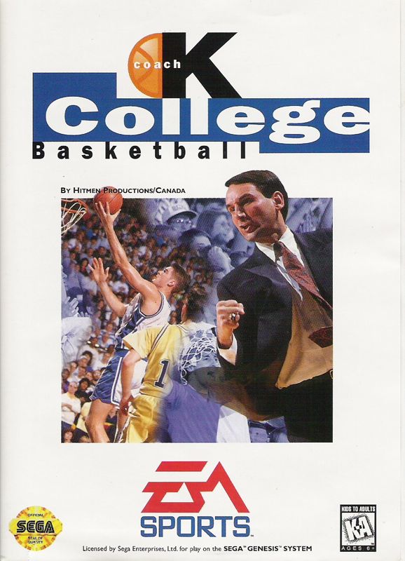 Coach K College Basketball - SEGA Genesis