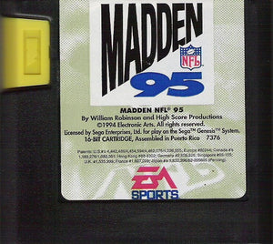 Madden NFL '95 - SEGA Genesis