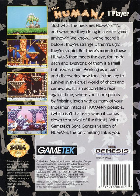 Humans - SEGA Genesis