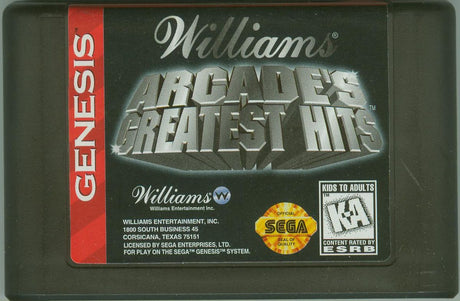 Williams Arcade's Greatest Hits - SEGA Genesis