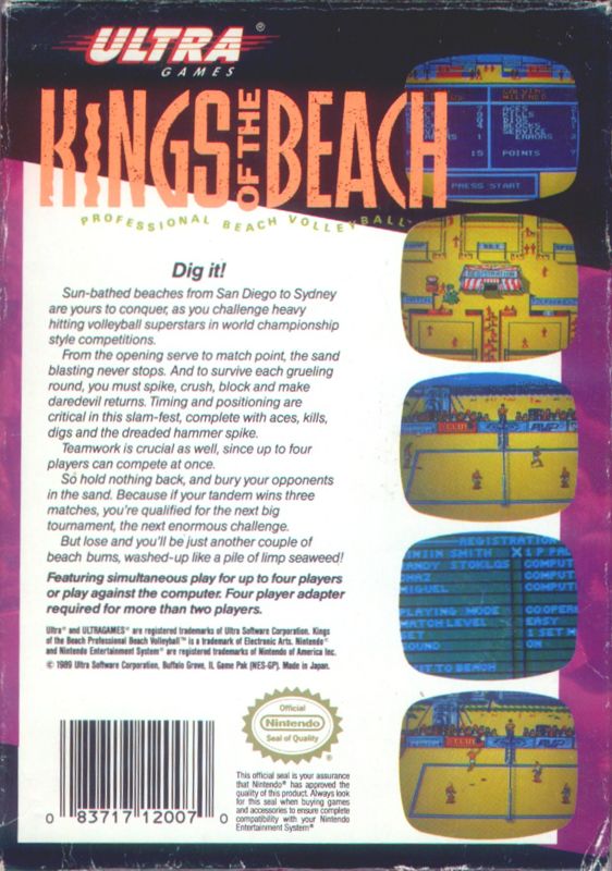 Kings of the Beach - NES