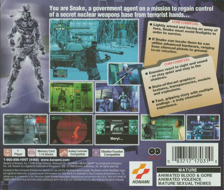 Metal Gear Solid - PlayStation