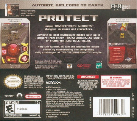 Transformers: Autobots - Nintendo DS