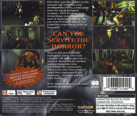 Resident Evil: Survivor - PlayStation