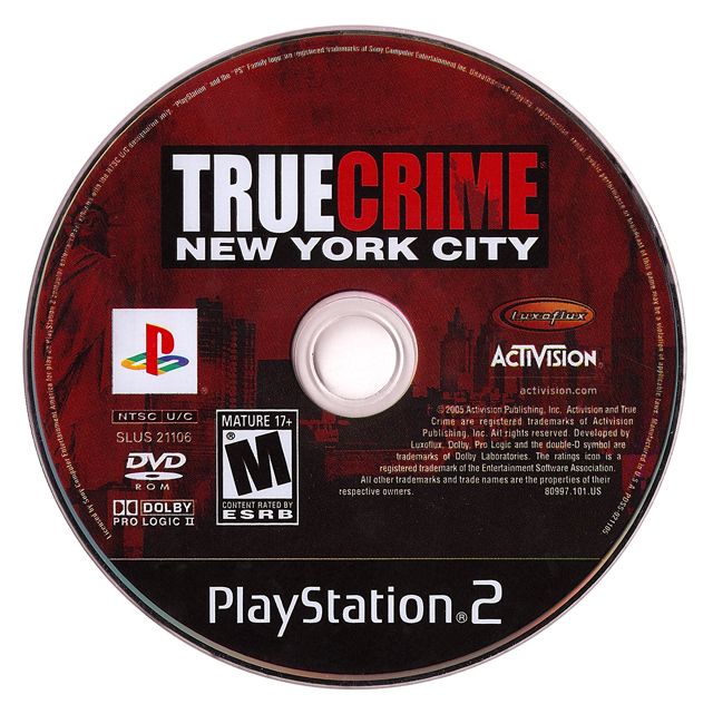 True Crime: New York City - PlayStation 2