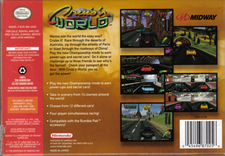 Cruis'n World - Nintendo 64