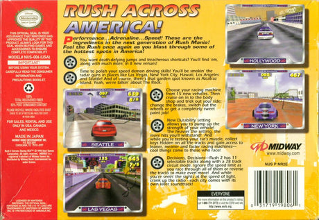 Rush 2: Extreme Racing USA - Nintendo 64
