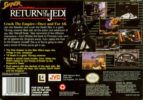 Super Star Wars: Return of the Jedi - Super Nintendo