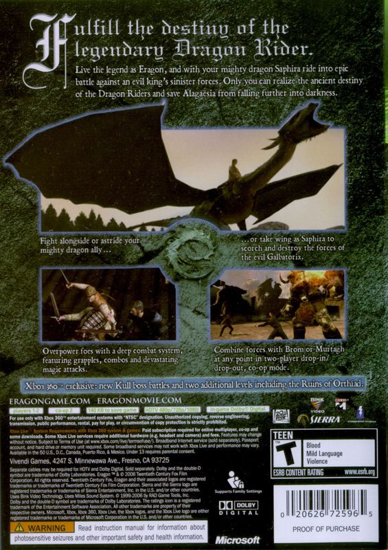 Eragon - Xbox 360