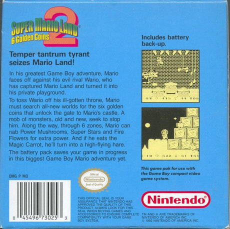 Super Mario Land 2 - GameBoy