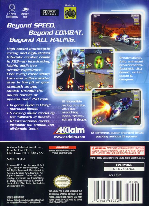 XGIII: Extreme G Racing - GameCube