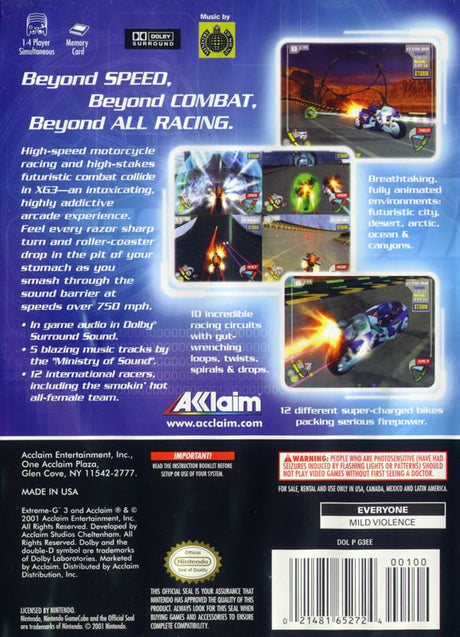 XGIII: Extreme G Racing - GameCube