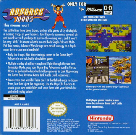 Advance Wars - Game Boy Advance