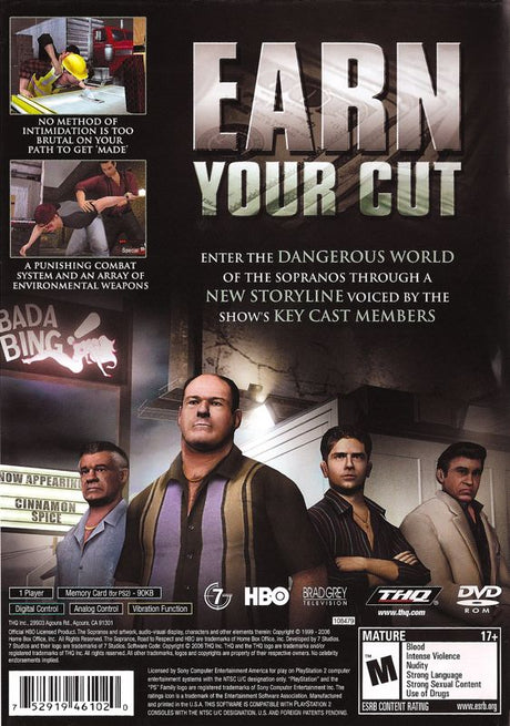 The Sopranos: Road to Respect - PlayStation 2