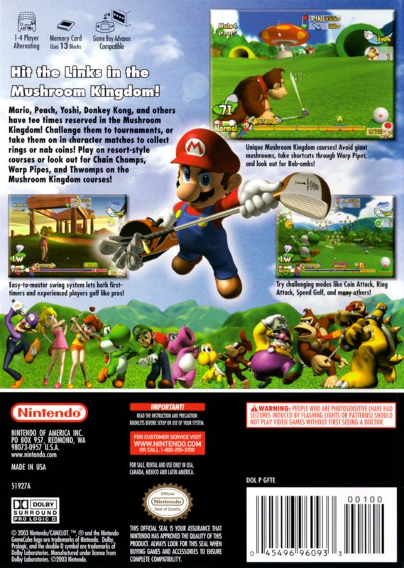 Mario Golf: Toadstool Tour - GameCube