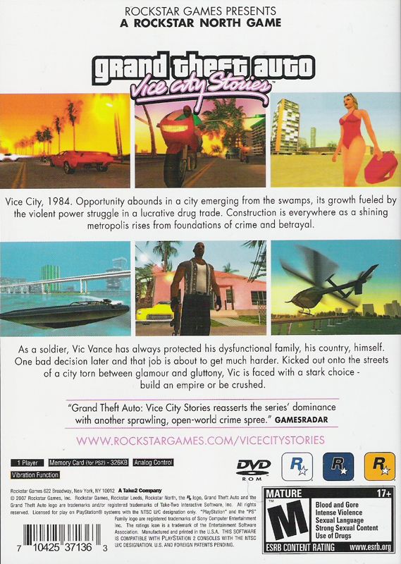 Grand Theft Auto: Vice City Stories - PlayStation 2