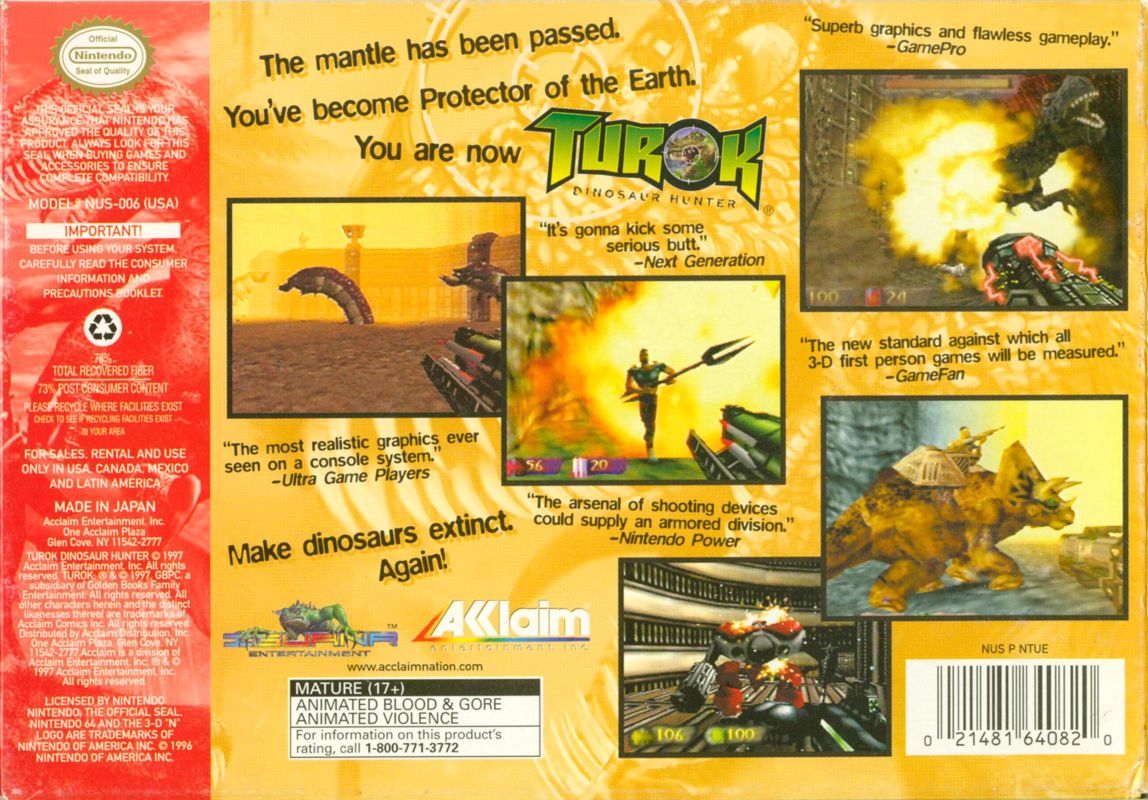 Turok: Dinosaur Hunter - Nintendo 64