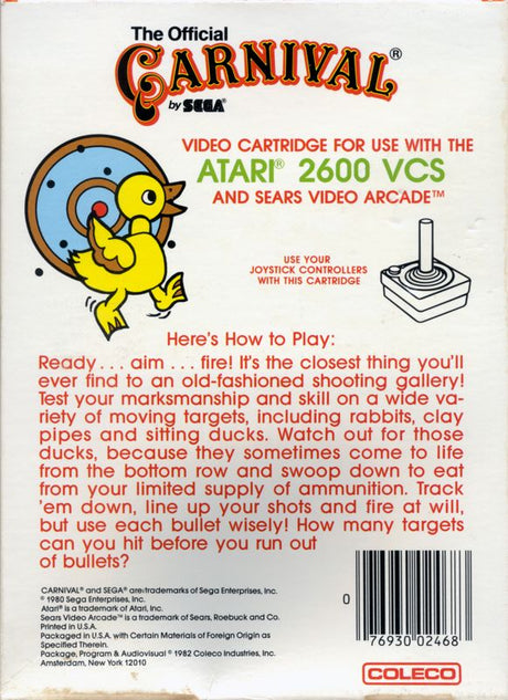 Carnival - Atari 2600