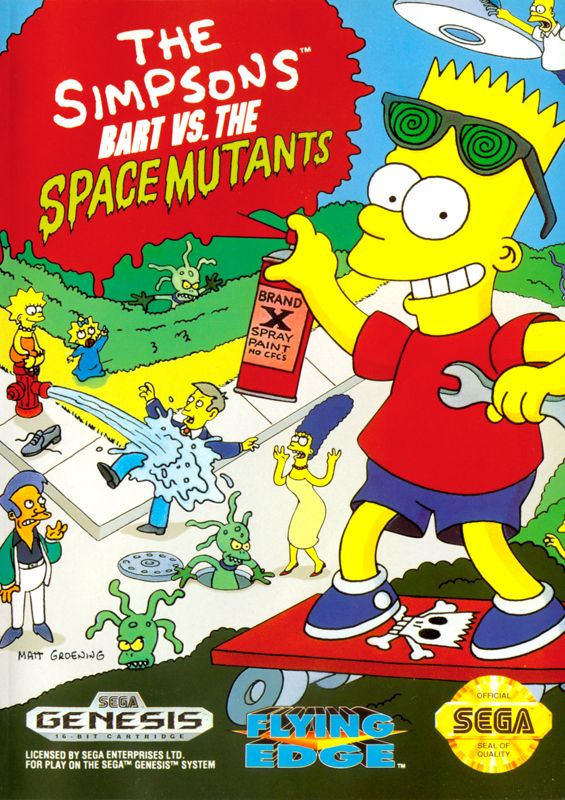 The Simpsons: Bart vs. the Space Mutants - SEGA Genesis