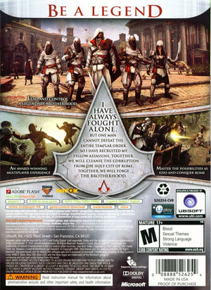Assassin's Creed: Brotherhood - Xbox 360