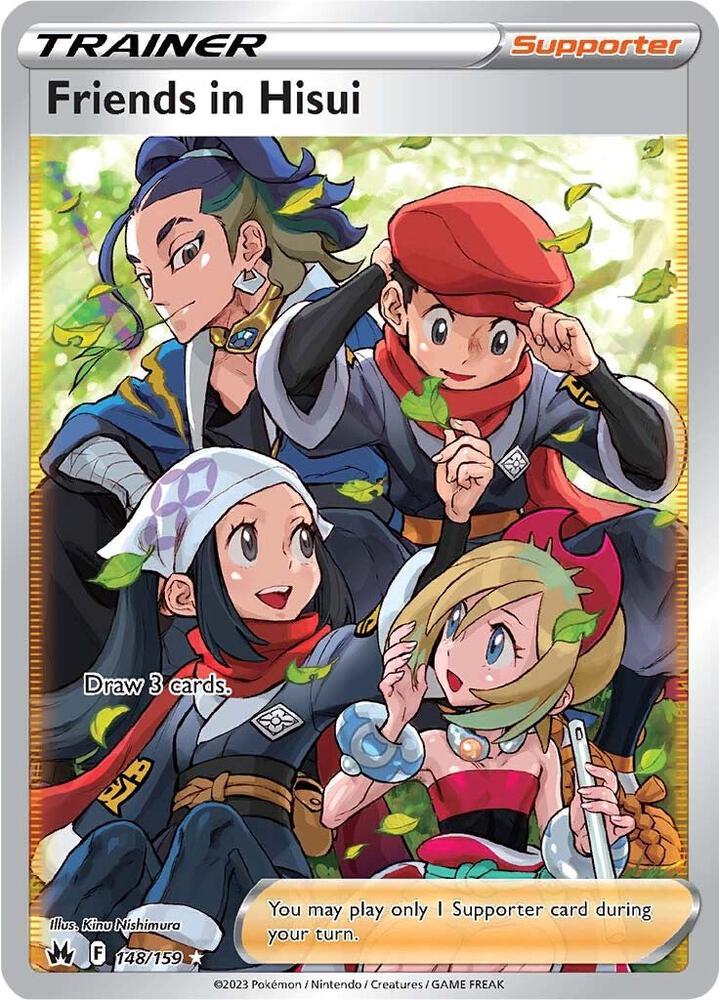 Friends in Hisui (Full Art) 148 - Holofoil Crown Zenith