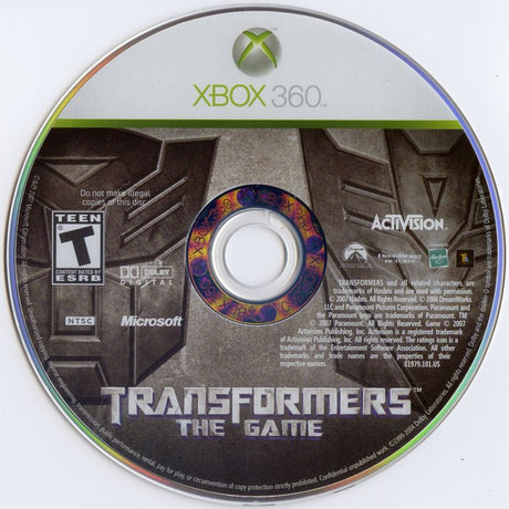 Transformers: The Game - Xbox 360