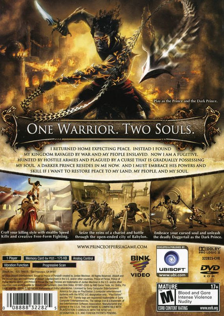 Prince of Persia: The Two Thrones - PlayStation 2