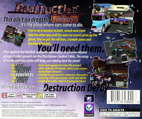 Destruction Derby - PlayStation