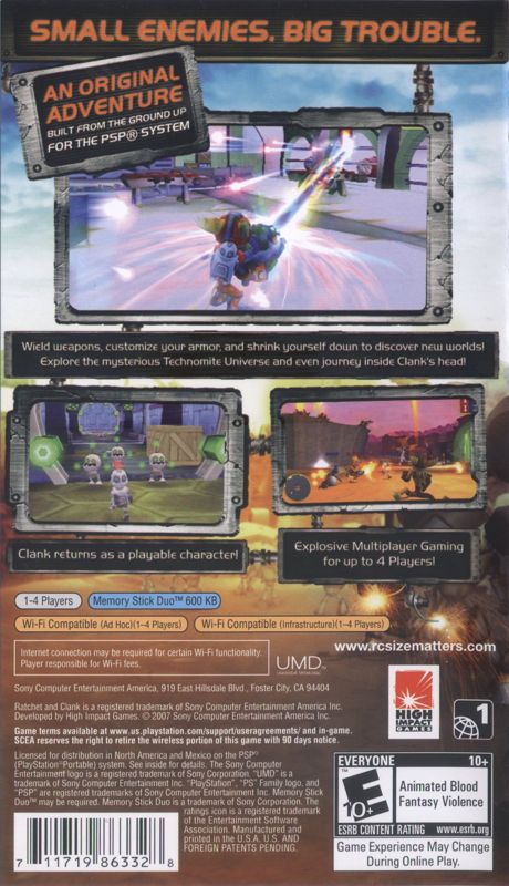 Ratchet & Clank: Size Matters - PSP