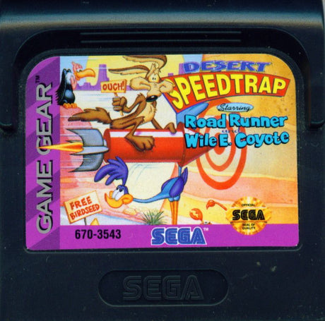 Desert Speedtrap starring Road Runner and Wile E. Coyote - SEGA Game Gear