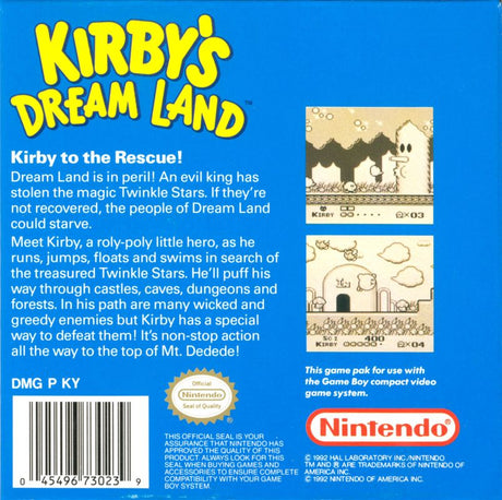 Kirby's Dream Land - Game Boy