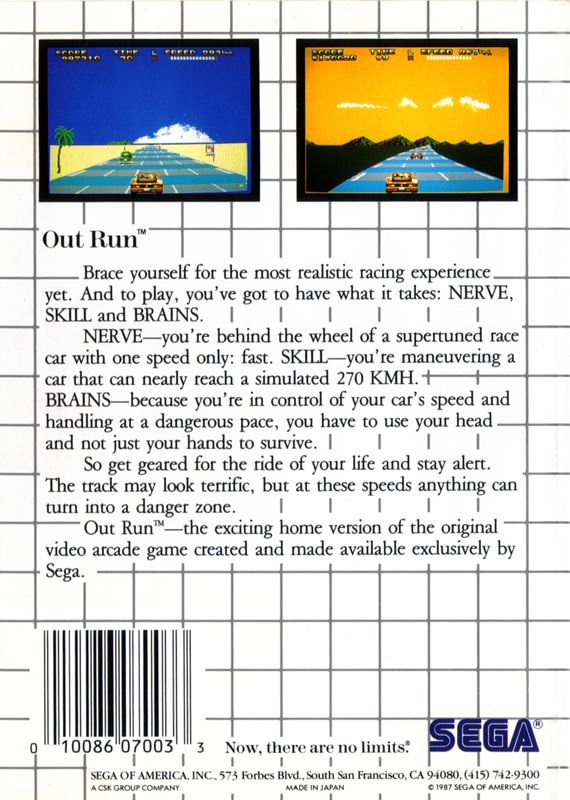 OutRun - SEGA Master System