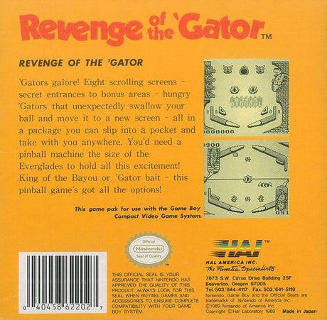 Revenge of the 'Gator - Game Boy
