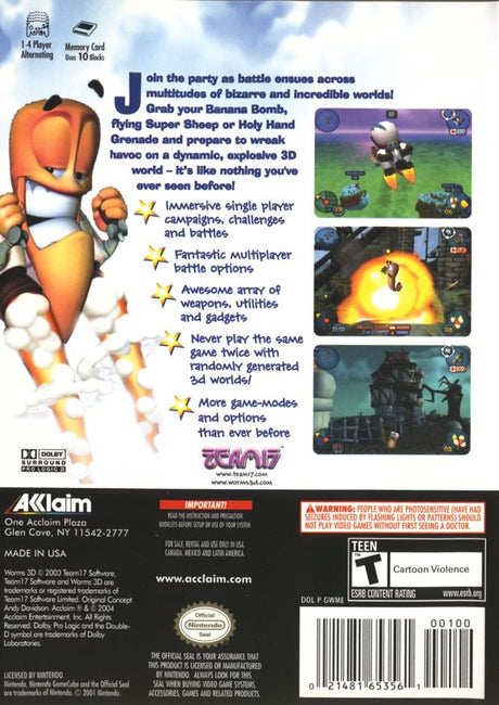 Worms 3D - GameCube